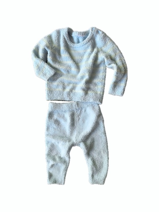 Little Ricky’s Other - SOFT Light Blue 12m Baby 2-pc Outfit